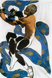 Faun, Kostümentwurf für Claude Debussys Ballett