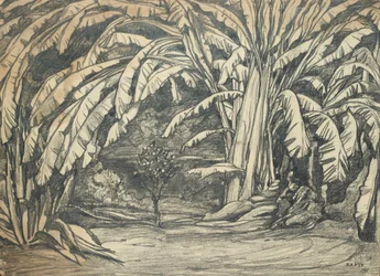 Bühnenbild für das Ballett Dornröschen von P. Tschaikowsky, 1911