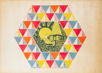 Textildesign, ca. 1923-1924