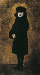 Porträt von Maurice Ravel im Alter von 2 Jahren