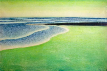 Grüne Meereslandschaft