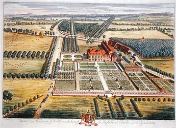 Dawly in der Grafschaft Middlesex, graviert von Johannes Kip (Gravur)