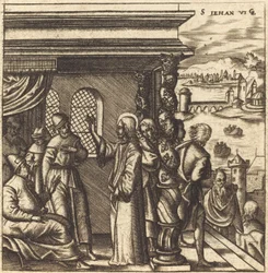 Christus lehrt in der Synagoge