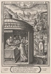 Les Feste du mois de Janvier (Januar: die Beschneidung)