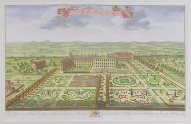 Der königliche Palast Ihrer Majestät in Kensington, aus 