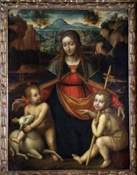Die Jungfrau - Schule von Leonardo da Vinci, Museum von Menton