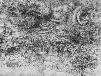 Ein Wolkenbruch, ca. 1480