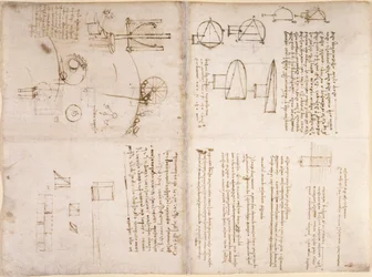 Notizen, schematische Skizzen und Diagramme aus 