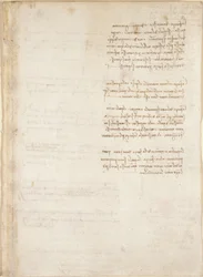 Leonardo da Vincis Notizen aus 