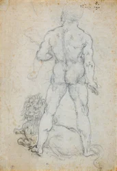 Herkules und der nemeische Löwe, ca. 1506-08