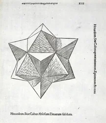 Hexaedron abscisum elevatum solidum, Illustration aus 
