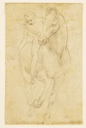 Pferd und Reiter, ca. 1480