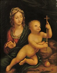 Madonna mit der Spindel