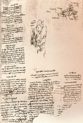 Skizze eines Gipfels in Armenien und eine Skizzenkarte von Armenien, ca. 1472-1519, 1883