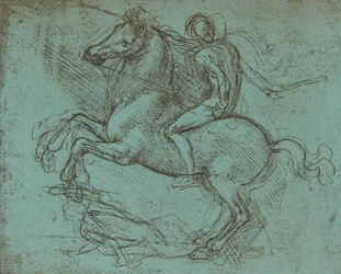 Studie für das Sforza-Denkmal, um 1482-um 1499, 1883