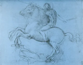 Studie für das Sforza-Denkmal, ca. 1488-1493, 1954