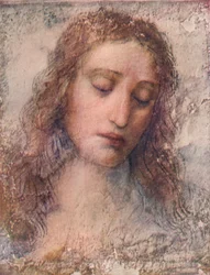 Studie für den Kopf Christi für Das letzte Abendmahl, um 1495, 1911