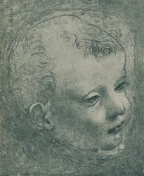 Studie eines Kinderkopfes