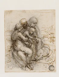 Die Jungfrau und das Kind mit der heiligen Anna Anna Metterza, ca. 1501