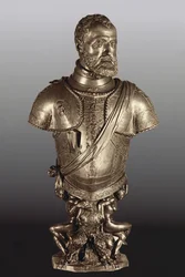 Porträtbüste des römisch-deutschen Kaisers Karl V. (1500-58)