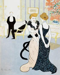 Eine andere Lösung des Rätsels, Zeichnung von Leonetto Cappiello (1875-1942)