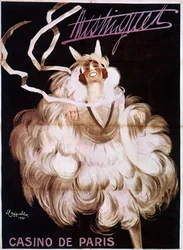 Mistinguett im Casino de Paris, Plakat von Leonetto Cappiello