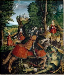 St. Georg tötet den Drachen