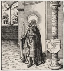 Heilige verbunden mit dem Haus Habsburg: Eine allgemeine Darstellung der Vorfahren von Kaiser Maximilian I.