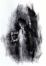 Illustration zum Drama Die Maskerade von M. Lermontow, 1891