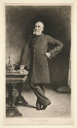 Porträt von Pierre Puvis de Chavannes