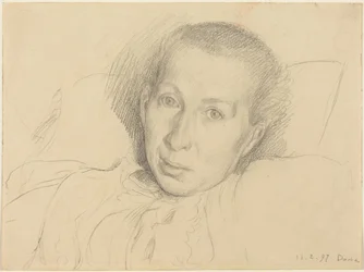 Die Schwester des Künstlers, Marie von Kalckreuth