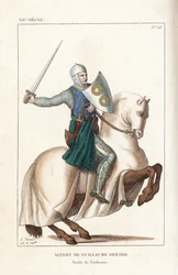 Aimery de Guillaume Berard, französischer Ritter, Condottiere und Kommandant der florentinischen Armee in der Schlacht von Campaldino