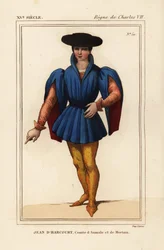 Jean VIII von Harcourt, französischer Ritter, Graf von Aumale und Mortain