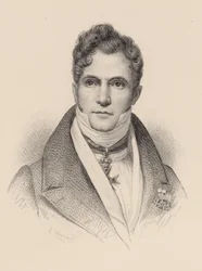 Porträt des Dirigenten und Komponisten Gaspare Spontini, 1774-1851