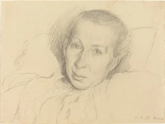 Die Schwester des Künstlers, Marie von Kalckreuth