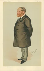 Mr. Charles Henry Wilson, ein Squatter, 24. Januar 1885, Vanity Fair Karikatur