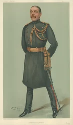 Mr. William Dudley Ward, Ein permanenter Krieger, 30. Mai 1901, Vanity Fair Karikatur