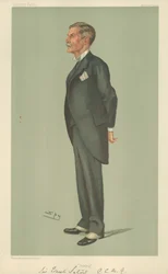 Sir Ernest Satow, Peking, 23. April 1903, Vanity Fair Karikatur