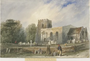 Kirche von Draycott in the Moors, ohne Datum [?19. Jahrhundert]