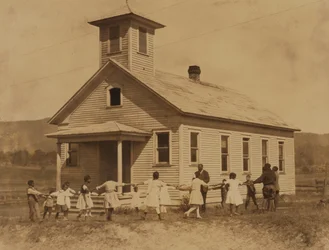 Pleasant Green School - Einraumfarbige Schule in der Nähe von Marlinton, W. Va. 1921