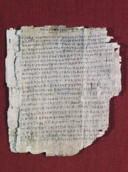66 oder Bodmer II Papyrus, ca. 200, nahezu vollständiger Kodex des Johannesevangeliums auf Griechisch, Bodmer Bibliothek, Genf, Schweiz