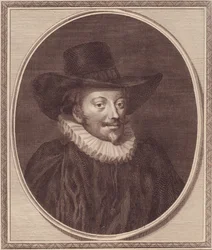 Porträt von John Williams (1582-1650), Erzbischof von York, Kupferstich von John Goldar (1729-1795)
