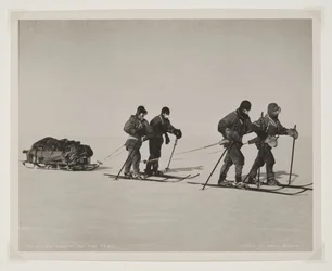 Die Polarexpedition auf dem Weg