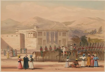 Der Einzug von Shah Soojah in Kabul