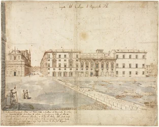Achtzehn Ansichten von Rom: Das Collegio di Propaganda Fide, 1665