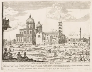 Santa Maria Maggiore aus "Prospectus Locurum Urbis Romae Insign[ium]"