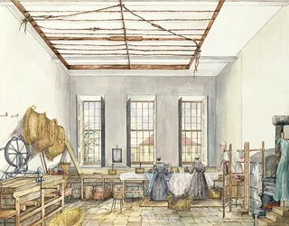 Die Wäscherei in Aynhoe, 23. Februar 1847