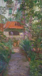 Das Triptychon oder der blühende Garten