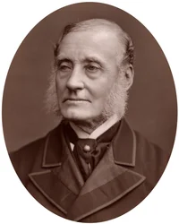 Sir Rutherford Alcock, britischer Diplomat und Präsident der Royal Geographical Society, 1877.
