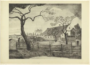 Bauernhof mit Vieh in Holland